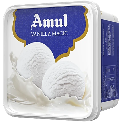 Amul Ice Cream - Vanilla Magic, 1 L Tub