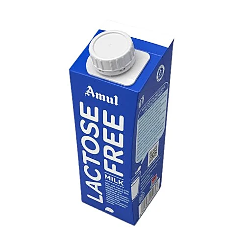 Amul Lactose Free Milk, 250 ml Tetra Pak - Image 2